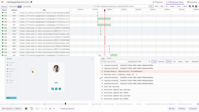 Image of session recording